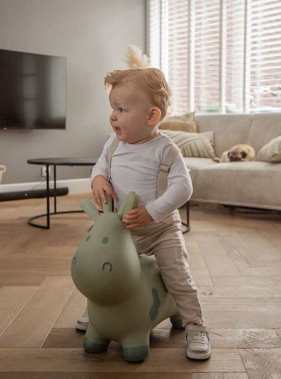 Tryco Hop Hop Inflatable Green Cow