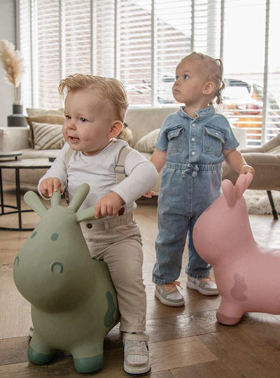 Tryco Hop Hop Inflatable Green Cow