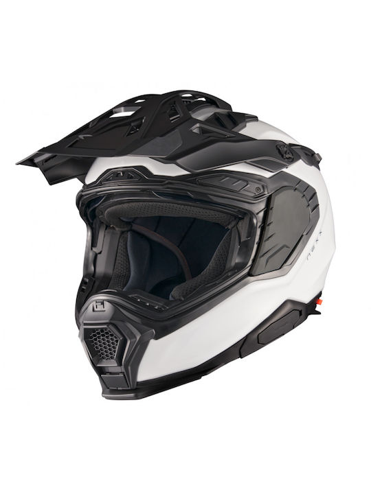 Nexx X.WED 3 Plain White Κράνος Μηχανής On-Off ECE 22.06 / DOT 1790gr με Pinlock και Sunvisor