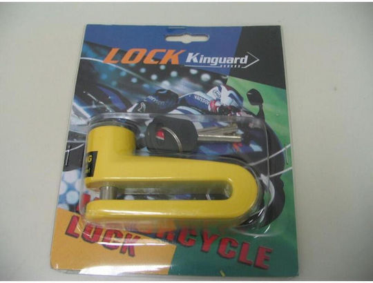 Kinguard Blocare disc motocicletă 10cmcm Galben Culoare