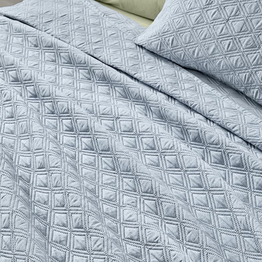 Guy Laroche Tempest Σετ Κουβερλί Υπέρδιπλο Microfiber Blue 220x240cm 2τμχ