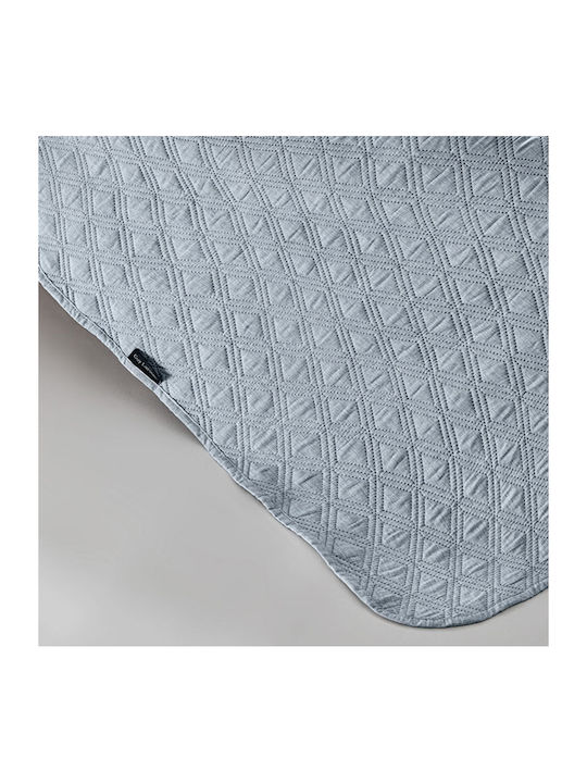 Guy Laroche Tempest Module Cuvertură Extra-dublu Microfibra Albastru 220x240cm 2buc