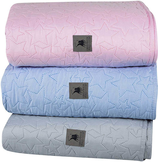 Greenwich Polo Club Essential 3411 Cuvertură Extra-dublu Microfibra Gri 220x240cm