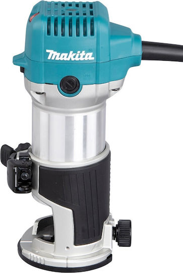 Makita RT0702C Einstechfräser 710W mit Geschwindigkeitsregelung und mit Absaugsystem