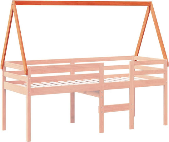 Κιόσκι Κρεβατιού Καφέ 199x80.5x88cm