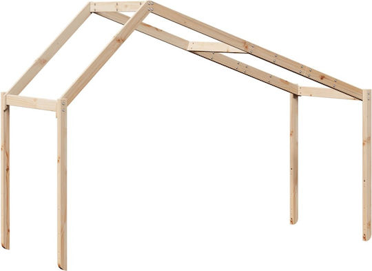 Bettgestell Bett Braun 203x80.5x142cm