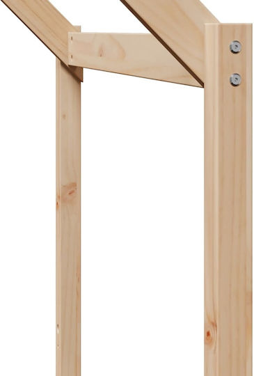 Беседка Легло Кафяв 203x95.5x142см