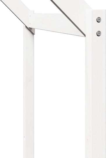 Κιόσκι Κρεβατιού Λευκό 213x85.5x144.5cm