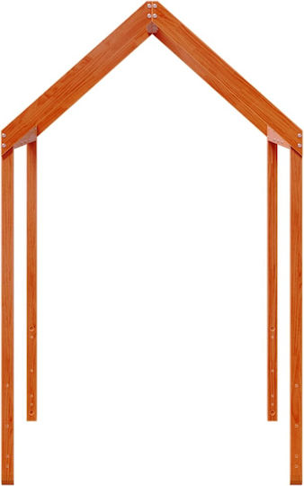 Беседка Легло Кафяв 207x80.5x151.5см