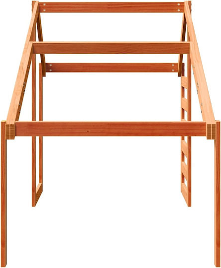Κιόσκι Κρεβατιού Καφέ 188x82x113cm