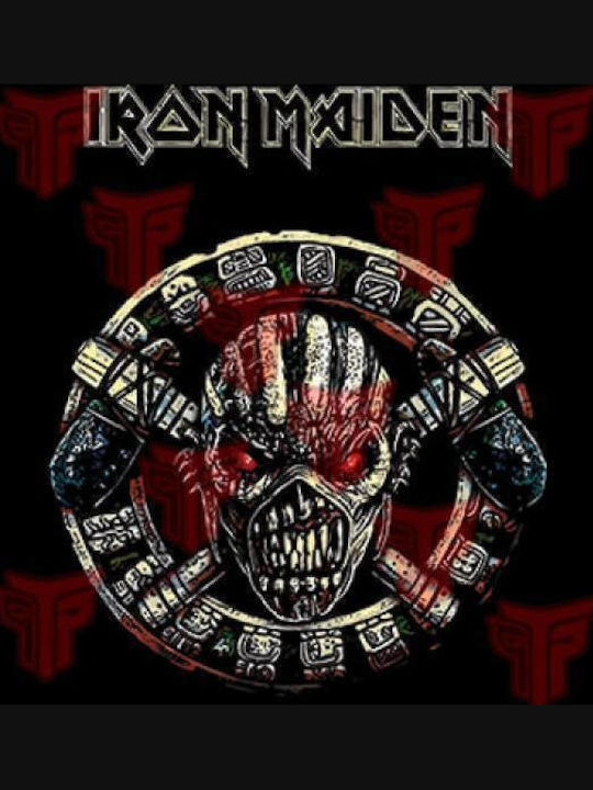 Ανδρικό Μπλουζάκι T-shirt Βαμβακερό Takeposition Iron Maiden Μαύρο 320-7562b-02