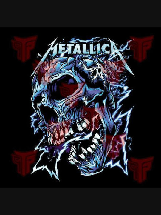 Sleeveless Men's T-Shirt Music Bands Takeposition Metallica Thunder Attack Black 330-7510b-02