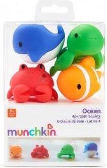 Munchkin Water Faces Ocean Squirts for 9++ Months 4pcs