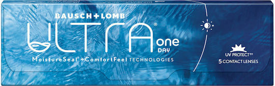 Bausch & Lomb Ultra One Day 60 Daily Contact Lenses Silicone Hydrogel with UV Protection & Thermos