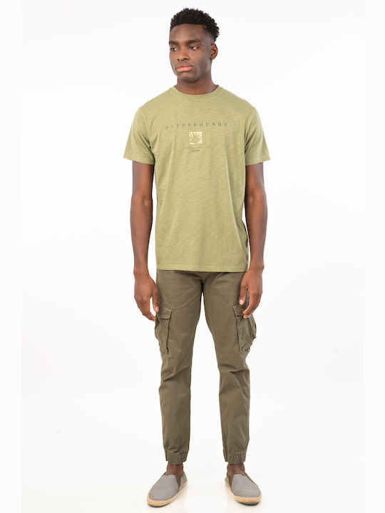 Rebase T-shirt Bărbătesc cu Mânecă Scurtă Light Olive