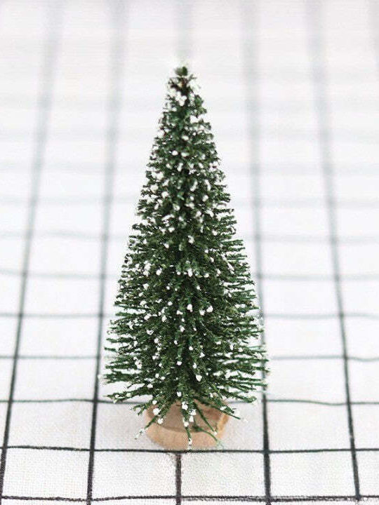 Weihnachtsdekoration Schneebedeckt Baum 20cm Grün