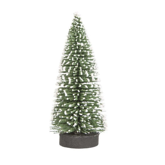 Decorațiune de Crăciun Nins Lemn Braduleț 20cm. Verde