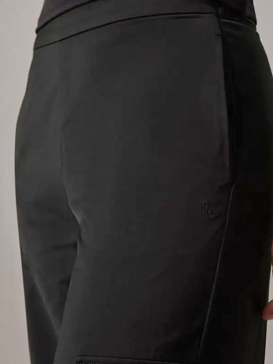 Damen Stoff Cargo Hose Black