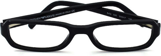 Emporio Armani Eyeglass Frame Black EA643 020