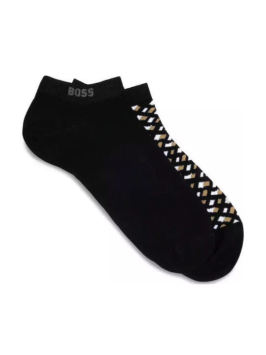 Boss Ανδρικές Κάλτσες Μαύρο 2Pack