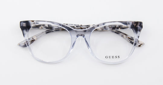 Guess Transparent Weiblich Kunststoff Brillenrahmen Katzenauge GU2675 027
