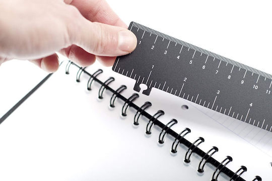 Rhodia Notebook 80 Sheets A4 with Blank Pages Black