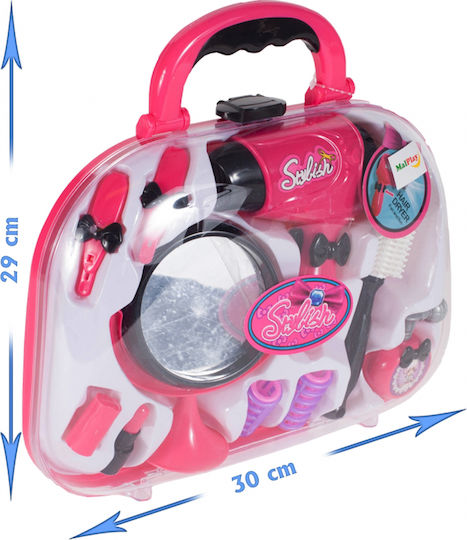 Malplay Cosmetic Set Dryer and Suitcase 105788
