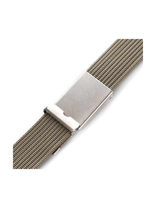 Herren Gürtel Gürtel aus Gewebe Khaki