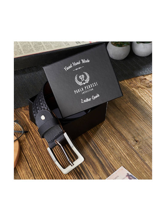 Men's Belt Leather Black