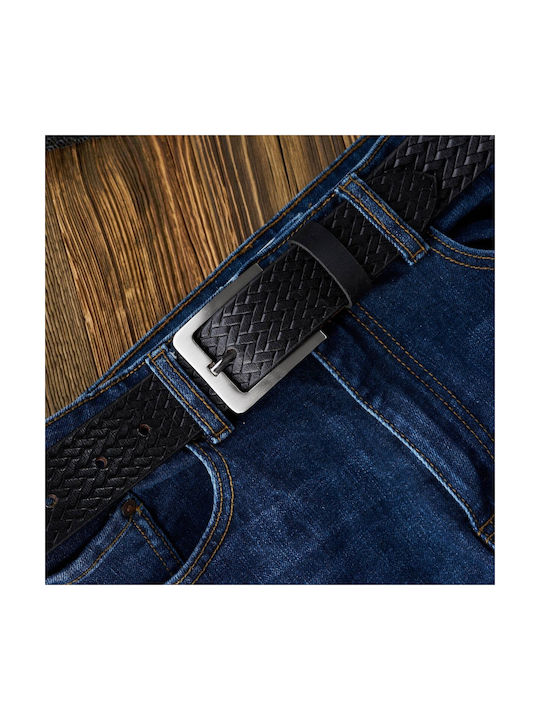 Men's Belt Leather Black