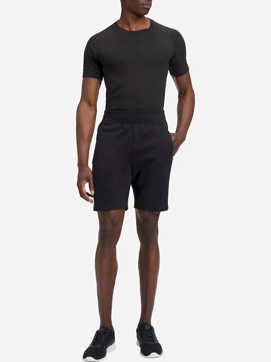 Gamma Pantaloni Scurți Bărbați Slim Fit Negri