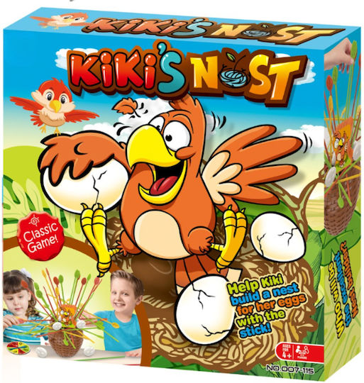 Board Game Build Kiki's Nest for 2-4 Players 4+ Years Old Bufnitel