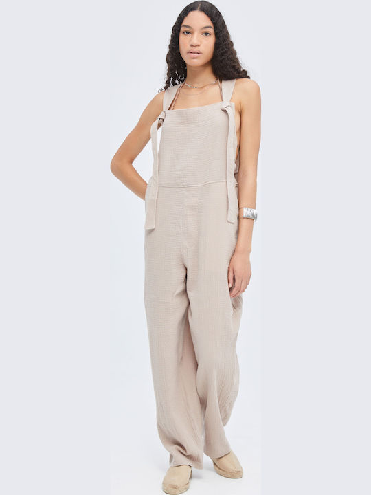 Dungarees Sand Beige