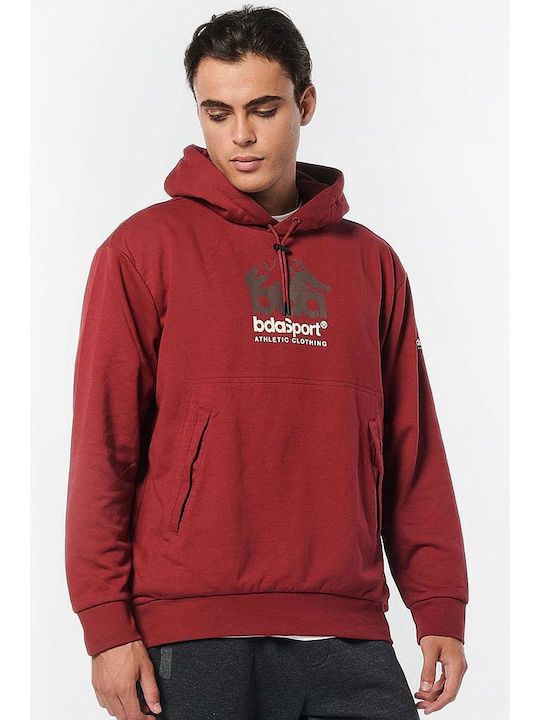 Body Action Sweatshirt 063217 Herren Sweatshirt Maroon