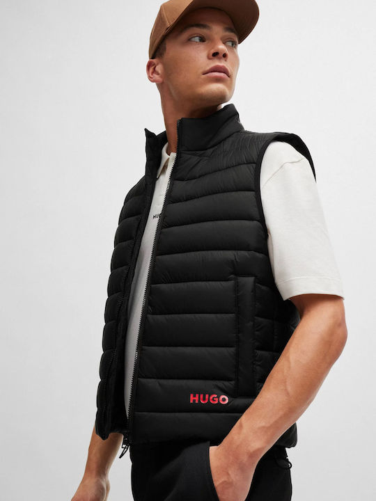 Hugo Boss Fără mâneci Geacă pentru bărbați Negru