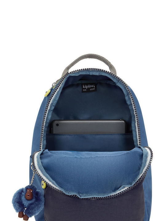 Kipling Seoul School Bag Backpack Junior High-High School Blue 14Liters