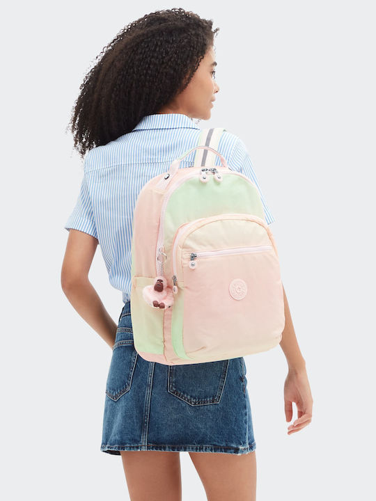 Kipling Seoul School Bag Backpack Junior High-High School Multicolour 27Liters