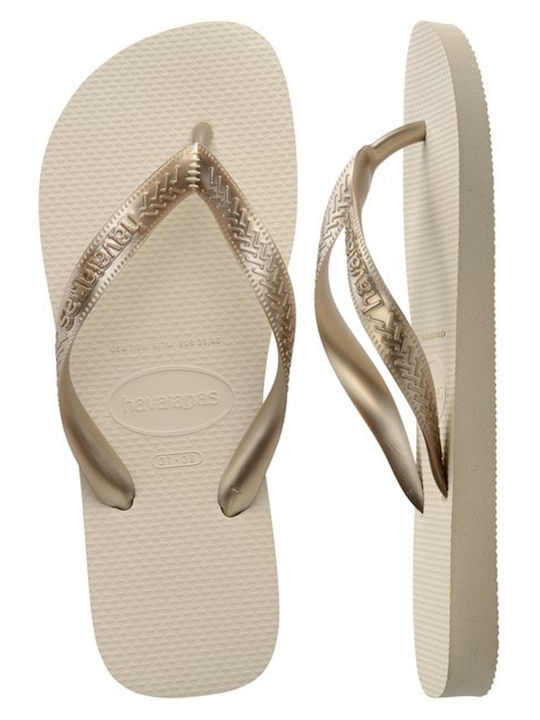 Havaianas Top Tiras Fc Frauen Flip Flops in Beige Farbe