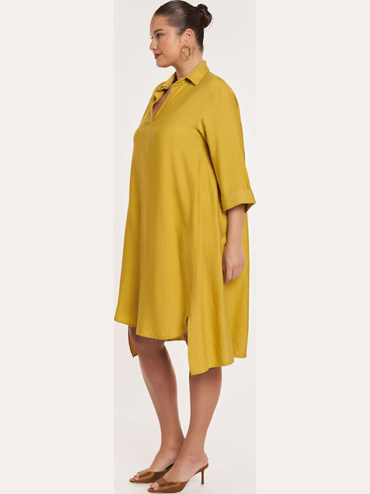 Sommer Mini Damenkleid Lime