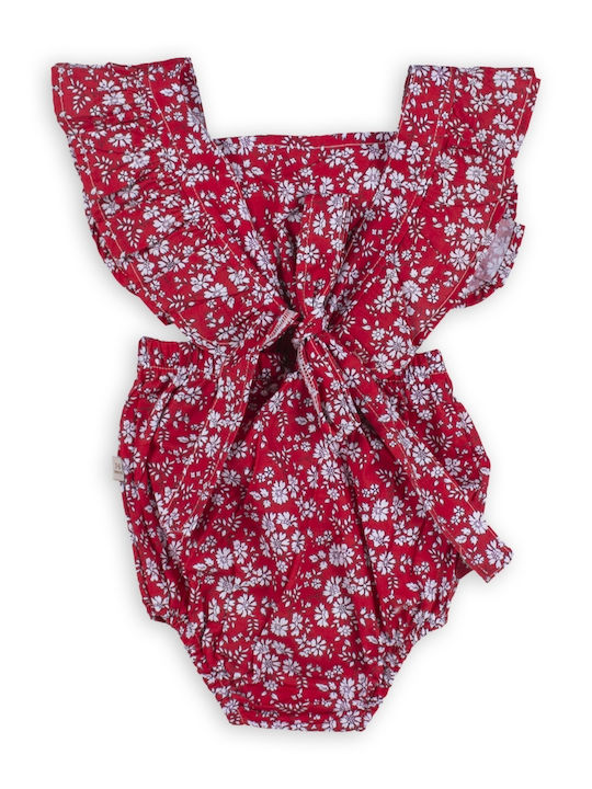 Maibella Kids Baby Bodysuit Sleeveless Red