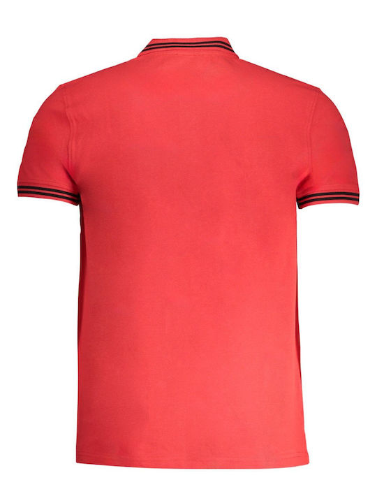 Roberto Cavalli Men's Short Sleeve Blouse Polo Red