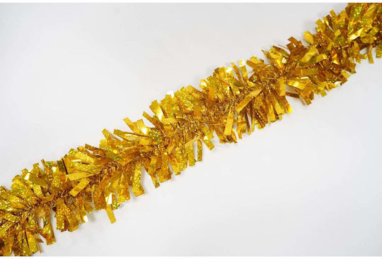 Crăciun Ghirlande Plastică Galben 200x9cm 1buc