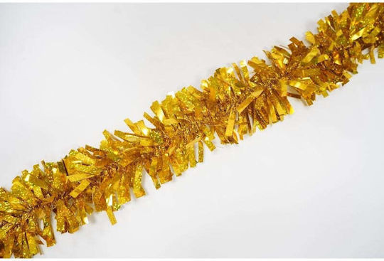 Crăciun Ghirlande Plastică Galben 200x9cm 1buc
