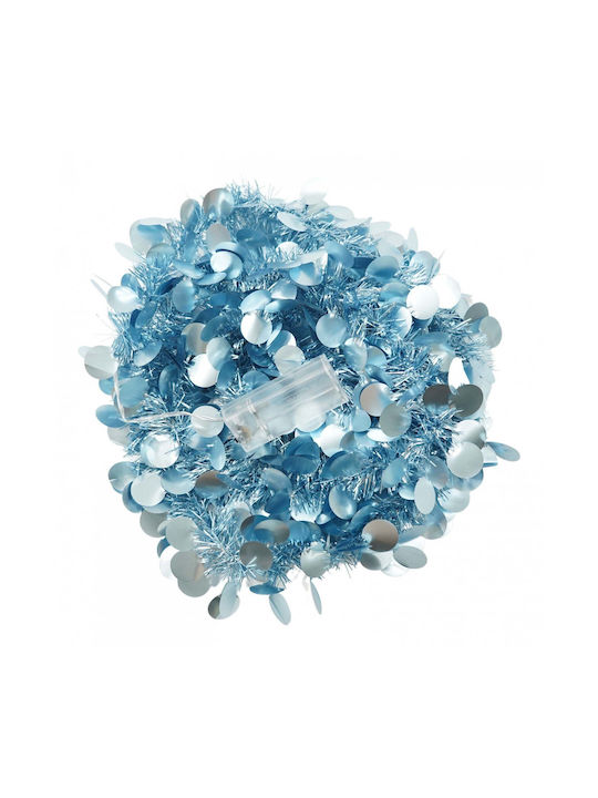Crăciun Ghirlande Iluminată Plastică Albastru 200x5cm 1buc