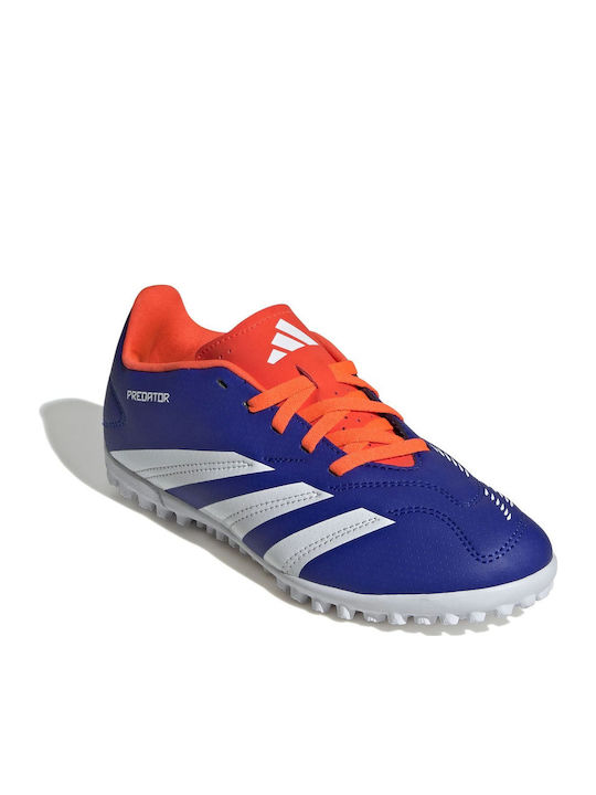Predator Club Kids Turf Soccer Shoes Lucid Blue / Cloud White / Solar Red