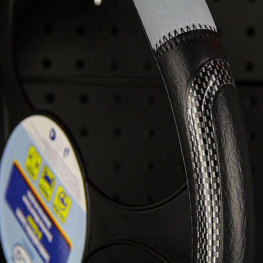 Alca Auto-Lenkradabdeckung mit Durchmesser 37-39cm Gray