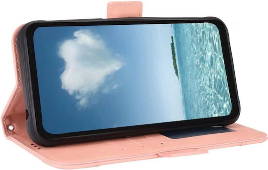 Книга Изкуствена кожа / Пластмаса Розов (Realme 12+)