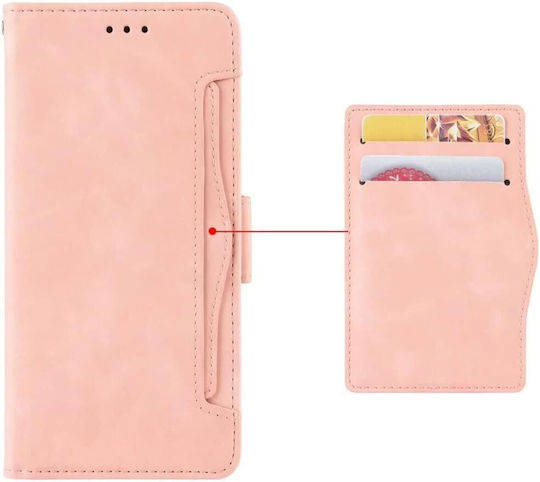 Книга Изкуствена кожа / Пластмаса Розов (Realme 12+)