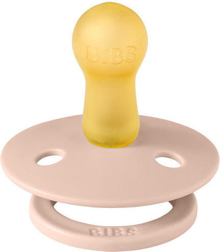 Bibs Colour No1 Suzete Cauciuc Ivoriu / Roz pal pentru 0-6 luni 2buc