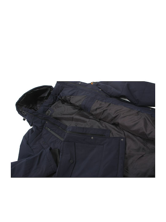 DOUBLE80551 Oversize (Large Sizes) Jacket Blue